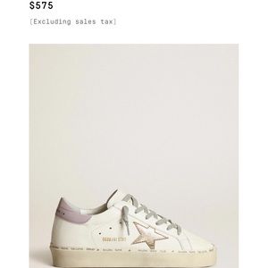 Authentic Golden Goose hi stars NEVER WORN!